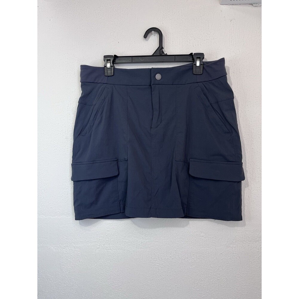 New ATHLETA Women’s 14 Black Trekkie Skort 2.0 Athletic Athleisure Skirt